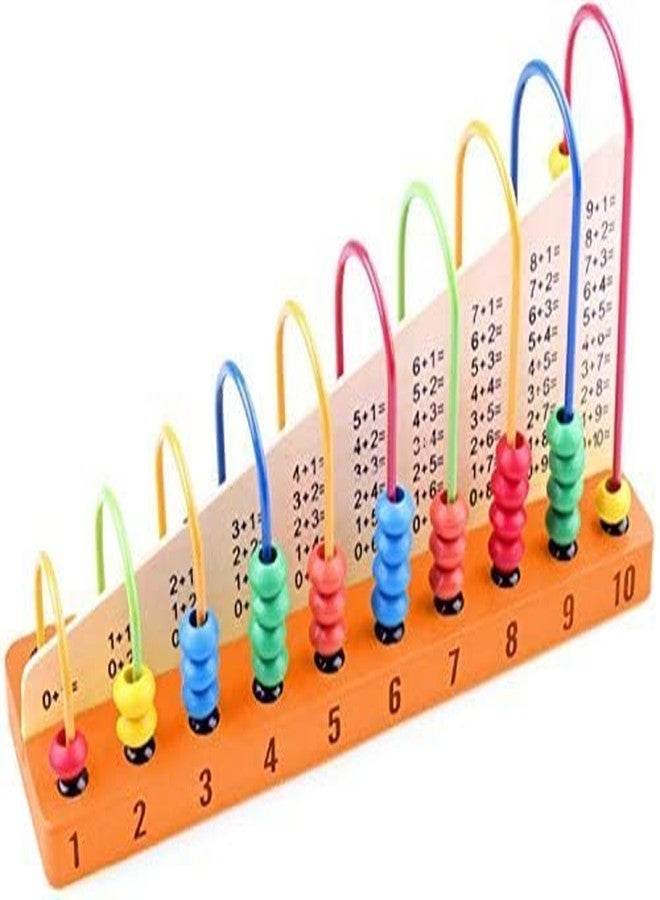 Little Mind Wooden Calculation Beads Board 1+1 - Montessori Early Learning Educational Toy for Kids, Math Skills Development, Addition & Subtraction, Durable Wooden Board for Children 3+ - Image 2